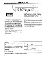 Предварительный просмотр 2 страницы Sanyo DC-AVD8501 Instruction Manual