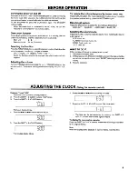 Preview for 9 page of Sanyo DC-AVD8501 Instruction Manual