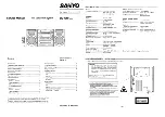 Предварительный просмотр 2 страницы Sanyo DC-C10 Service Manual