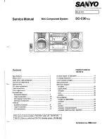 Preview for 1 page of Sanyo DC-C30 Service Manual