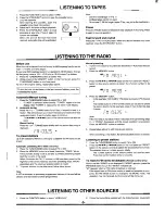 Предварительный просмотр 6 страницы Sanyo DC-DA100 Instruction Manual