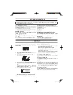 Preview for 6 page of Sanyo DC-DA1465M Instruction Manual