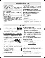 Предварительный просмотр 7 страницы Sanyo DC-DAB03 Instruction Manual