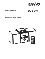 Sanyo DC-DB10 Instruction Manual preview