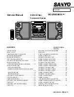 Sanyo DC-DV610KR Service Manual предпросмотр