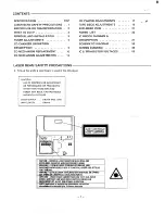 Предварительный просмотр 2 страницы Sanyo DC-F170 Service Manual