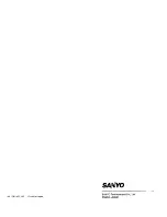 Предварительный просмотр 34 страницы Sanyo DC-F190 Service Manual