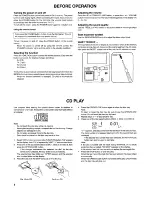 Preview for 6 page of Sanyo DC F200 Instruction Manual