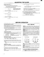 Preview for 8 page of Sanyo DC-F21 Instruction Manual