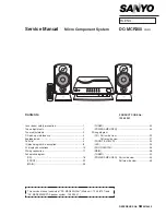 Preview for 1 page of Sanyo DC-MCR300 Service Manual