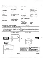 Предварительный просмотр 2 страницы Sanyo DC-MS1 Service Manual