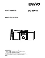 Preview for 1 page of Sanyo DC-MX40i Instruction Manual