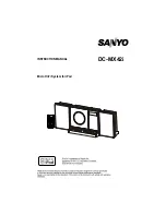 Sanyo DC-MX42i Instruction Manual preview