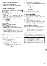 Preview for 21 page of Sanyo DC-PT100 Instruction Manual