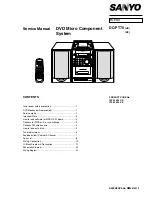 Sanyo DC-PT70 Service Manual предпросмотр