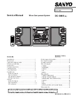 Предварительный просмотр 1 страницы Sanyo DC-S800 Service Manual