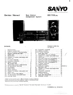 Sanyo DC-T44 Service Manual предпросмотр