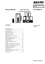 Предварительный просмотр 1 страницы Sanyo DC-TS3000 Service Manual