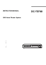 Sanyo DC-TS760 Instruction Manual preview
