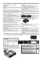 Предварительный просмотр 2 страницы Sanyo DC-TS765KR Service Manual