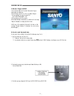 Preview for 3 page of Sanyo DC-TS780 Service Manual