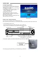 Preview for 10 page of Sanyo DC-TS960WL Service Manual