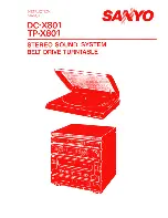 Preview for 1 page of Sanyo DC-X801 Instruction Manual