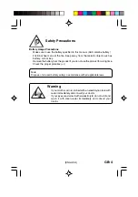 Preview for 5 page of Sanyo DMP-M400SD Instruction Manual