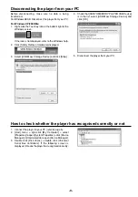 Предварительный просмотр 8 страницы Sanyo DMP-M600 Instruction Manual