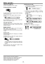 Preview for 13 page of Sanyo DMP-M600 Instruction Manual