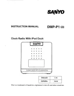 Sanyo DMP P1 Instruction Manual preview