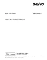 Предварительный просмотр 1 страницы Sanyo DMP-P690 Instruction Manual