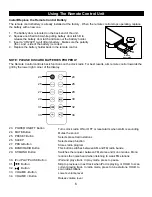 Preview for 7 page of Sanyo DMP-P7 Instruction Manual