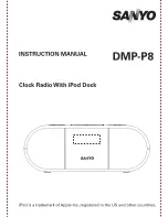 Sanyo DMP-P8 Instruction Manual preview