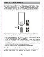Preview for 9 page of Sanyo DMP-P8 Instruction Manual