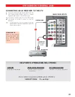 Предварительный просмотр 22 страницы Sanyo DP15647 Owner'S Manual