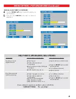 Предварительный просмотр 41 страницы Sanyo DP15647 Owner'S Manual