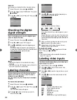 Preview for 22 page of Sanyo DP19640 - 18.5" Diagonal LCD HDTV 720p Owner'S Manual