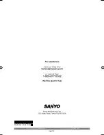 Preview for 30 page of Sanyo DP19640 - 18.5" Diagonal LCD HDTV 720p Owner'S Manual