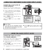 Preview for 8 page of Sanyo DP23625 Owner'S Manual