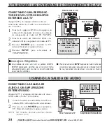 Preview for 28 page of Sanyo DP23625 Owner'S Manual