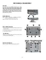 Предварительный просмотр 6 страницы Sanyo DP26640 - 26" Diagonal LCD HDTV 720p Service Manual