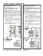 Preview for 8 page of Sanyo DP26648 Owner'S Manual