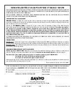 Preview for 56 page of Sanyo DP26648 Owner'S Manual