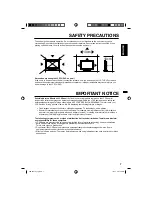 Предварительный просмотр 7 страницы Sanyo DP26671 Owner'S Manual