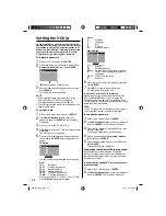 Предварительный просмотр 22 страницы Sanyo DP26671 Owner'S Manual