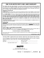 Preview for 19 page of Sanyo DP32649 - 32" LCD TV Owner'S Manual