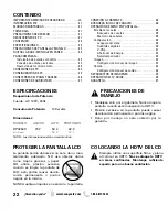 Preview for 22 page of Sanyo DP32649 - 32" LCD TV Owner'S Manual