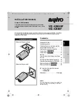 Preview for 1 page of Sanyo DP39843 Installation Manual