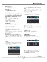 Preview for 21 page of Sanyo DP39D14 User Manual